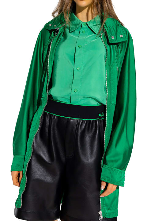 Bottega Veneta Coats & Jackets for Women Bottega Veneta Satin Parka