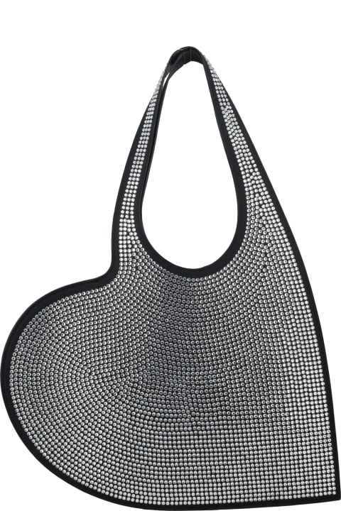 Coperni for Women Coperni Heart Tote Bag With Crystals