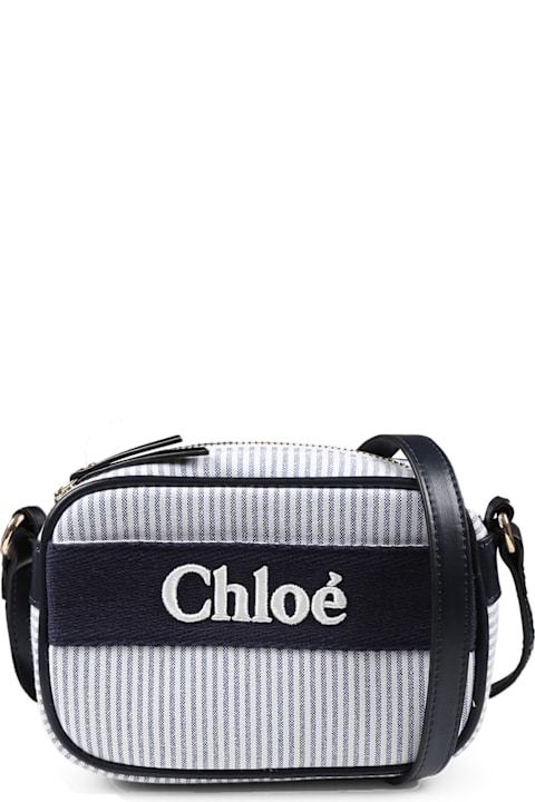Homeware Chloé Light Blue Bag For Girl With Logo