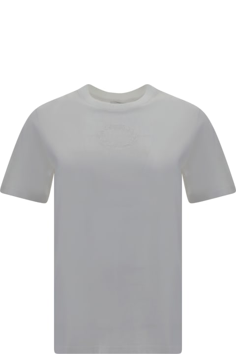 ウィメンズ トップス Burberry White Cotton T-shirt