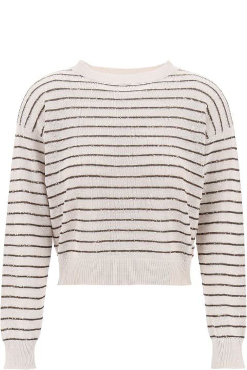 Dazzling Stripes Cotton Sweater