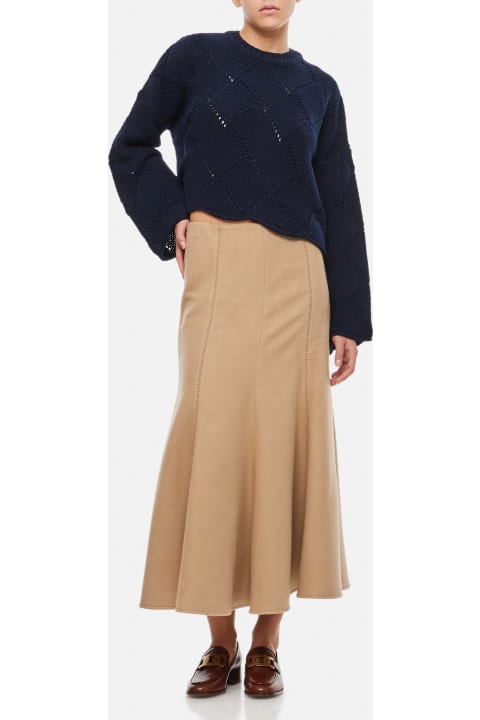 ウィメンズ Gabriela Hearstのスカート Gabriela Hearst Silk Pleated Midi Skirt