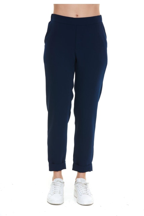 Homeware Parosh Elastic Waist Cropped Trousers