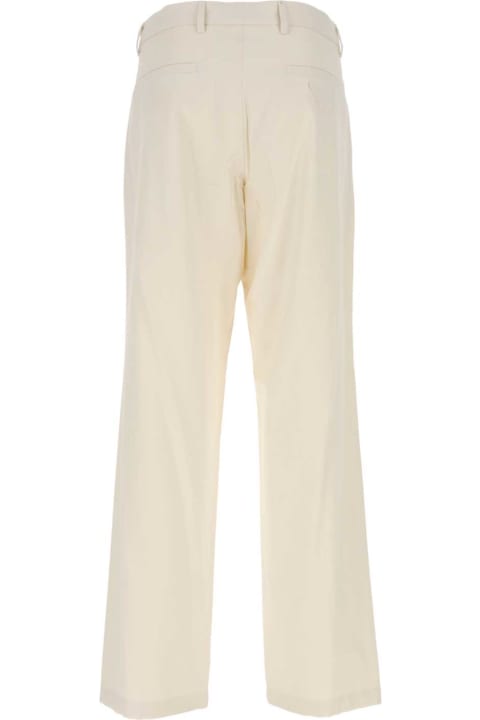 Clothing Sale for Men Prada Ivory Cotton Pant