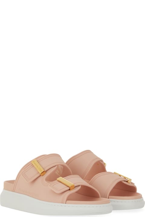 Alexander McQueen Flat Shoes for Women Alexander McQueen Oversize Hybrid Sandal