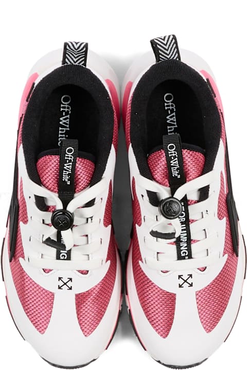 Homeware Off-White Pink Sneakers For Girl With Arrow