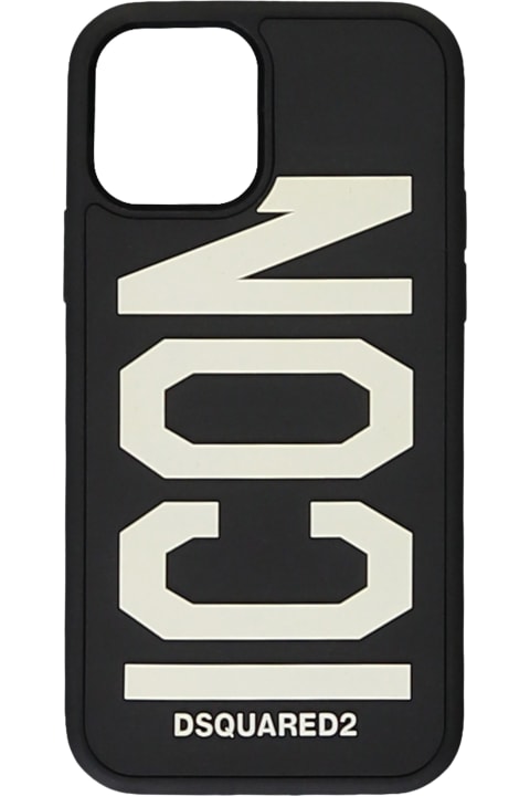 Dsquared2 Hi-Tech Accessories for Men Dsquared2 Logo Detail Iphone 12 Pro Case