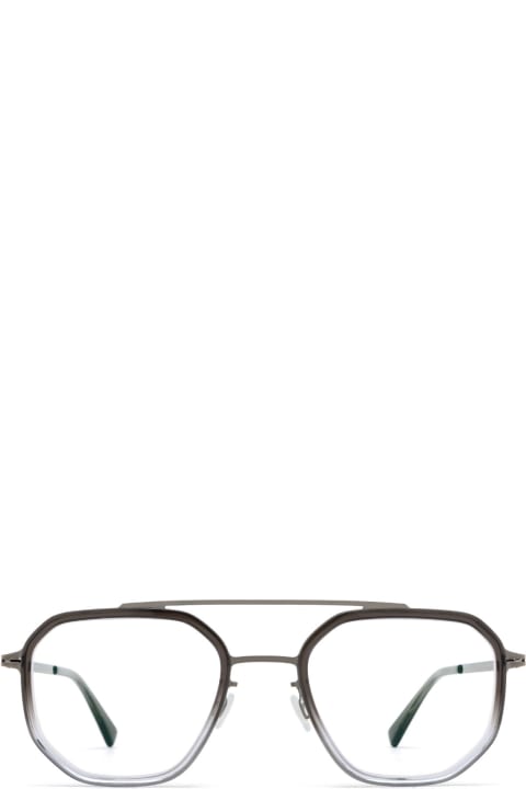 メンズ Mykitaのアイウェア Mykita Satu A54 Shiny Graphite/grey Gradie Glasses
