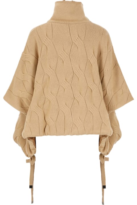 Wool And Cashmere Reversibile Cape