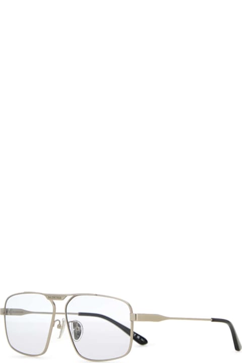 Balenciaga Eyewear for Women Balenciaga Silver Metal Sunglasses