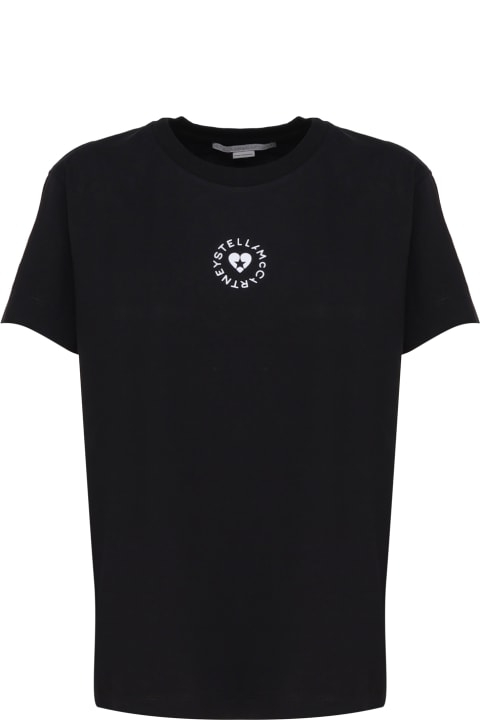 Stella McCartney Topwear for Women Stella McCartney Cotton T-shirt With Circular Logo