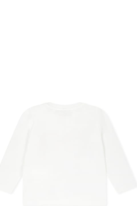 Homeware Stella McCartney Kids White T-shirt For Baby Boy With Monsters