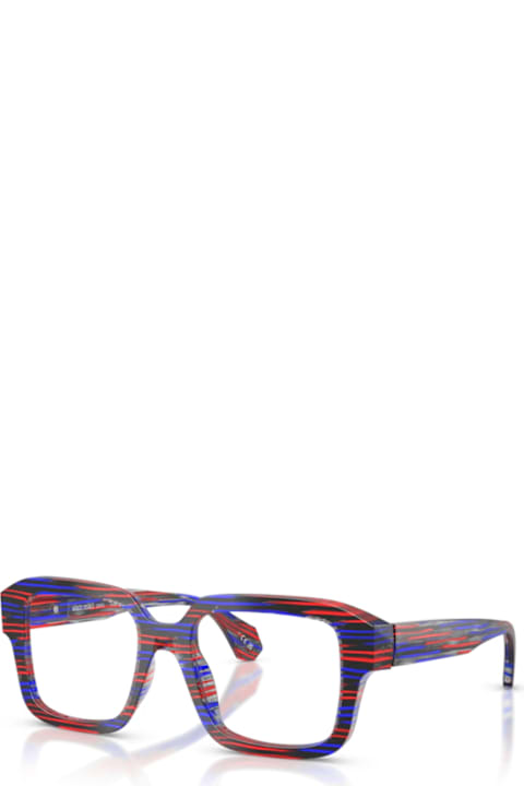 Alain Mikli for Kids Alain Mikli Alain Mikli A03538 1035 Blu Cyberpunk/ Rosso Glasses