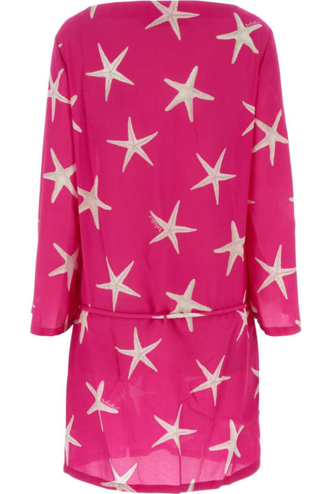 Homeware Valentino Garavani Printed Crepe Valentino Garavani Escape Mini Dress