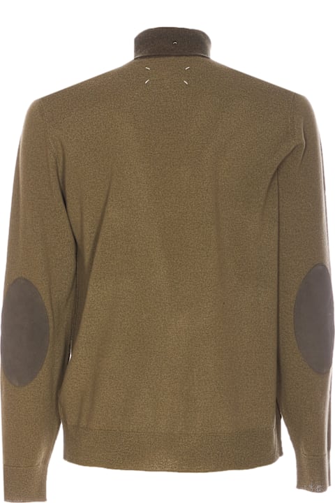 Maison Margiela لـ Kids Maison Margiela Two-tone Wool Sweater