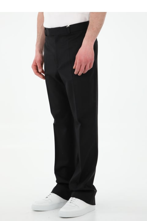 Pants for Men Valentino Garavani Black Tailored Trousers