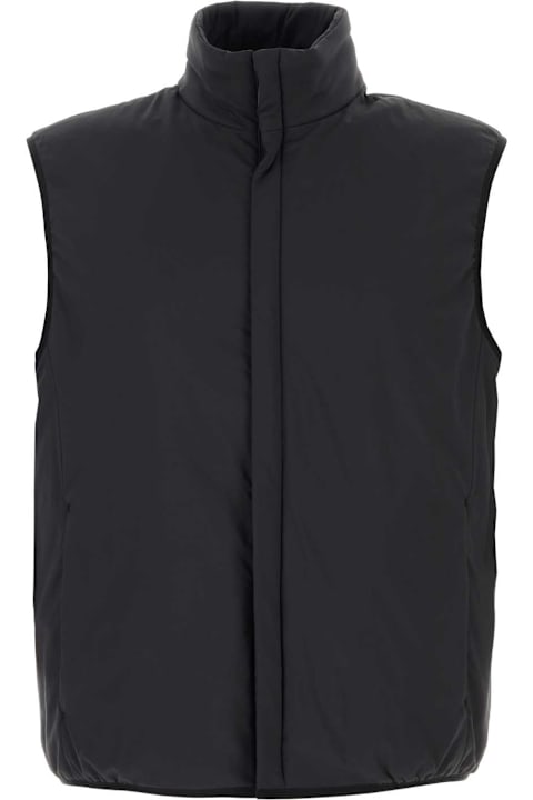 Homeware Herno Black Nylon Sleeveless Jacket