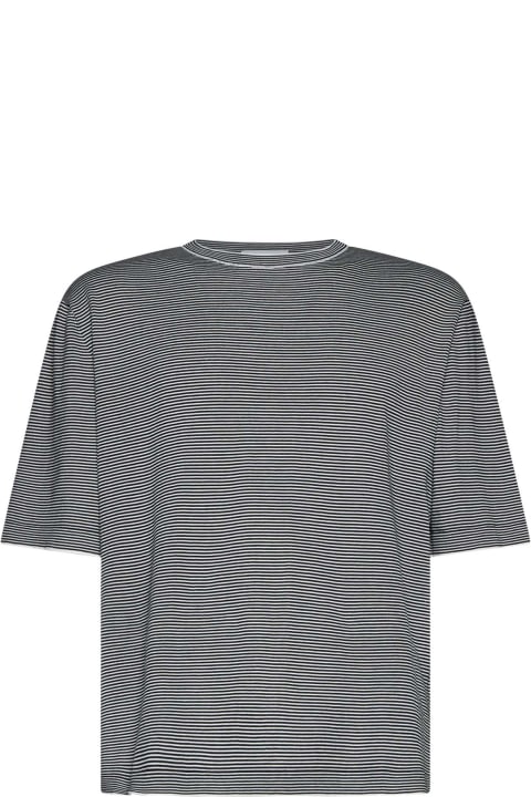 Lardini Sweaters for Men Lardini Striped Cotton T-shirt