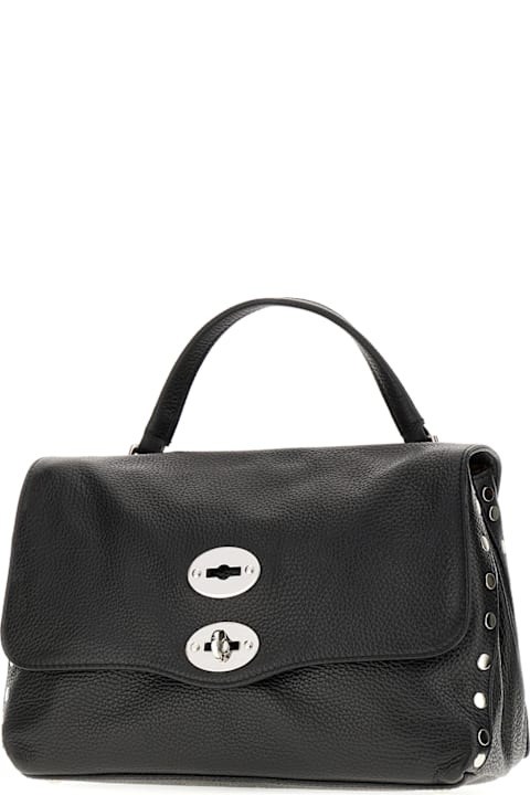 Zanellato for Women Zanellato Black Leather Small Postina Handbag