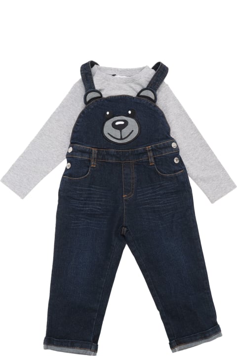 Moschino Shirts for Boys Moschino Shirt + Dungarees