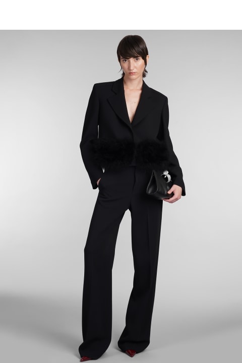 Blumarine Coats & Jackets for Women Blumarine Blazer In Black Viscose