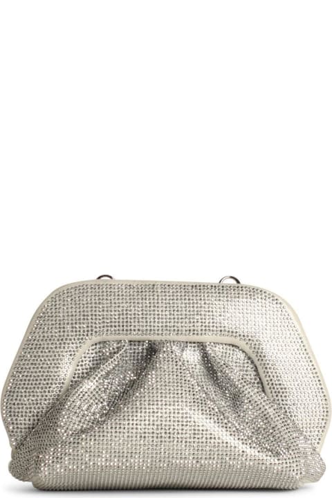 THEMOIRè Bags for Women THEMOIRè 'gea Strass' Silver Vegan Leather Bag