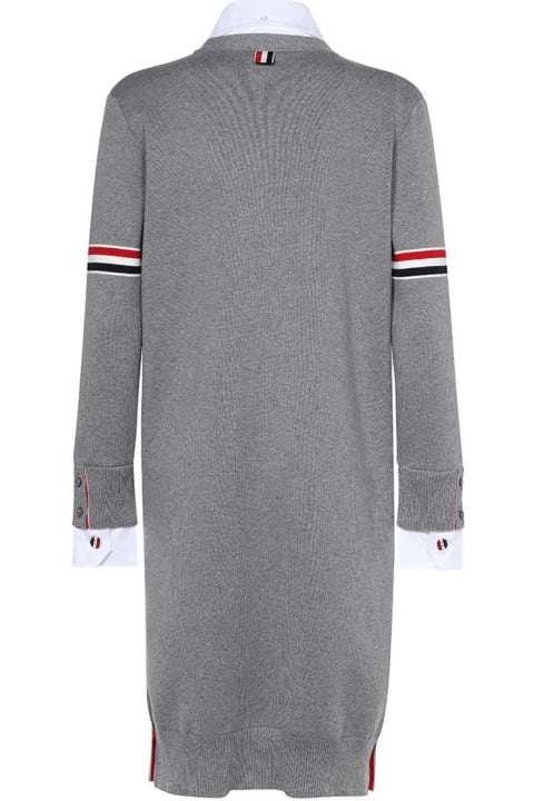 Thom Browne for Women Thom Browne Long Knitted Cardigan