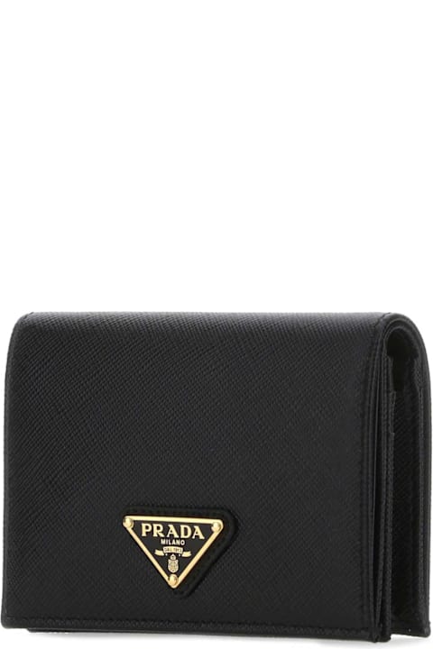 Fashion for Women Prada Black Leather Wallet