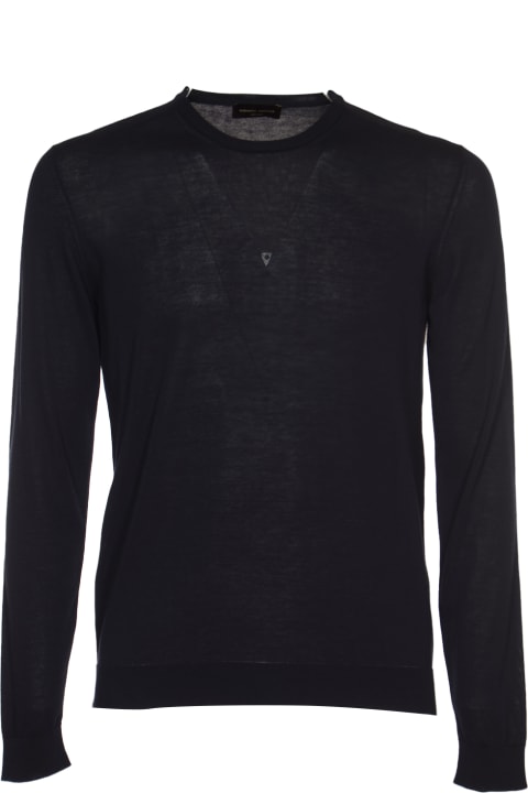 Roberto Collina Clothing for Men Roberto Collina Crewneck Plain Ribbed Sweatshirt