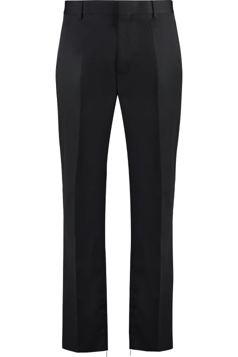 Off-White Pants for Men Off-White Virgin Wool Trousers