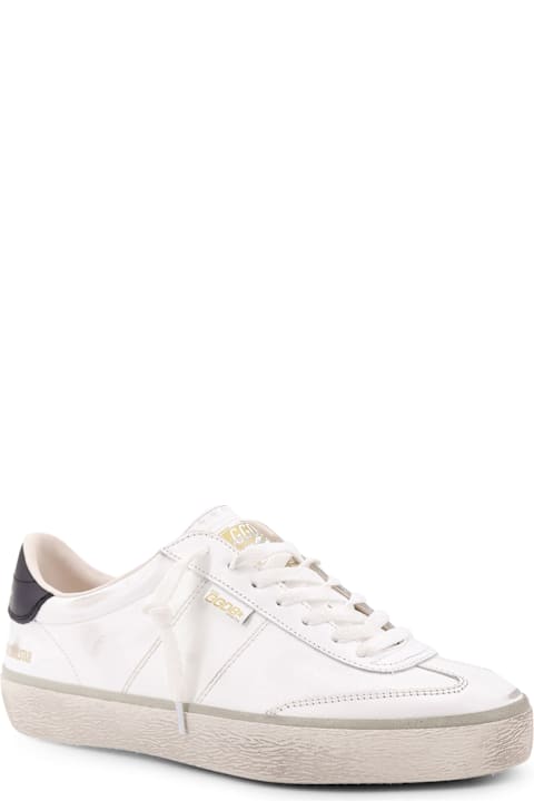 Sneakers Sale for Men Golden Goose Leather Low-top Soul Star Sneakers With Used Effect