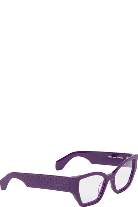 Homeware Off-White Off White Oerj07q Eyewear Style 7q 3700 Purple Glasses