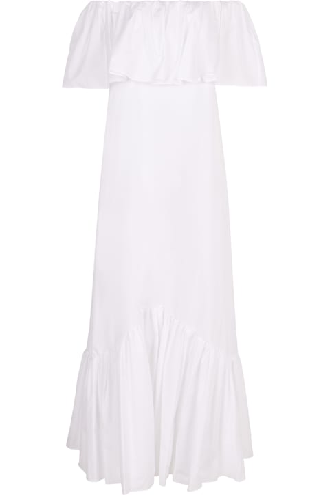 Dresses for Women Max Mara Studio Petali Poplin Maxi Dress