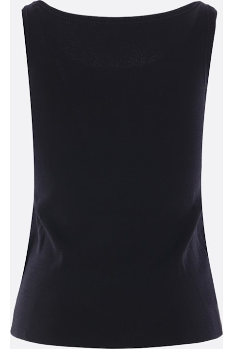 Max Mara Pentola Tank Top In Ribbed Knit