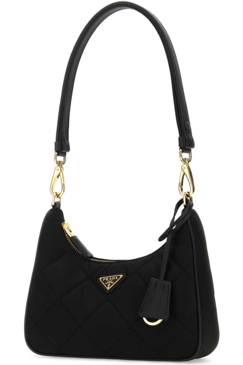 Prada Totes for Women Prada Black Re-nylon Re-edition Shoulder Bag
