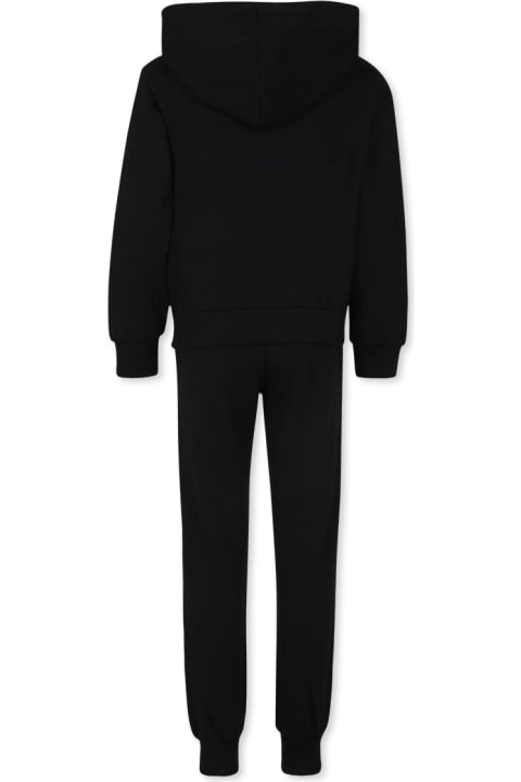 Moschino Suits for Boys Moschino Black Suit For Kids With Teddy Bear