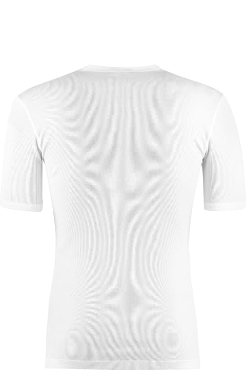 Dolce & Gabbana Topwear for Men Dolce & Gabbana Ribbed Cotton Crew-neck T-shirt