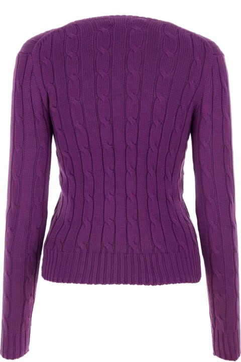 Polo Ralph Lauren for Women Polo Ralph Lauren Purple Cotton Sweater