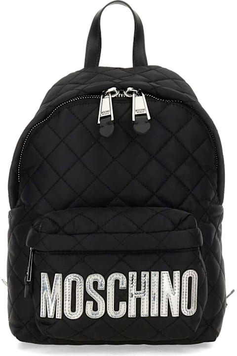 Moschino Backpacks for Women Moschino Quilted Nylon Backpack