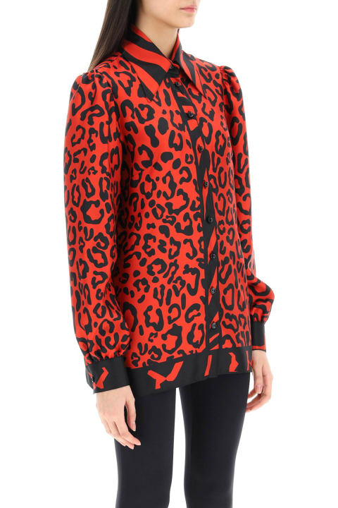 Dolce & Gabbana Topwear for Women Dolce & Gabbana Leopard And Zebra Print Shirt