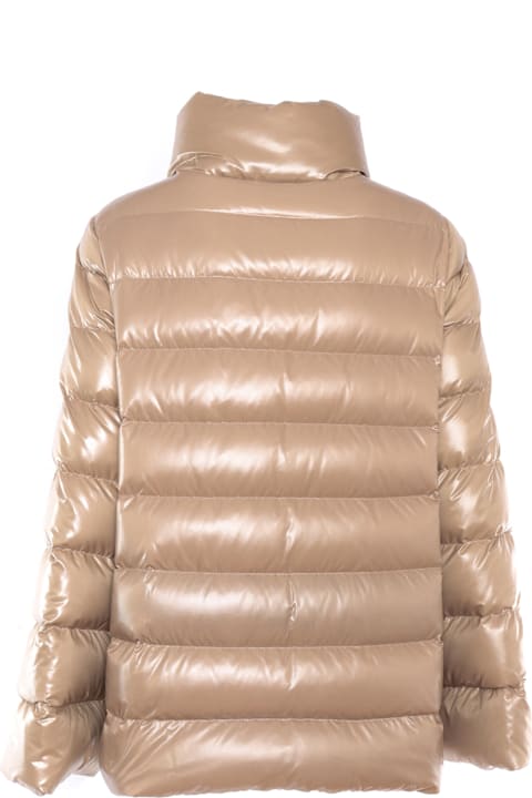Homeware Fay High-neck Shiny Padded Jacket