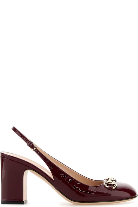 Gucci High-Heeled Shoes for Women Gucci Tiziano Red Leather Pumps