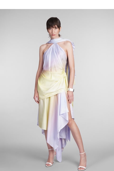 Zimmermann for Women Zimmermann Harmony Asymmetric Midi Dress