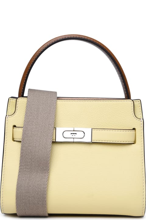 Tory Burch Totes for Women Tory Burch 'lee Radziwill' Lemon Leather Bag