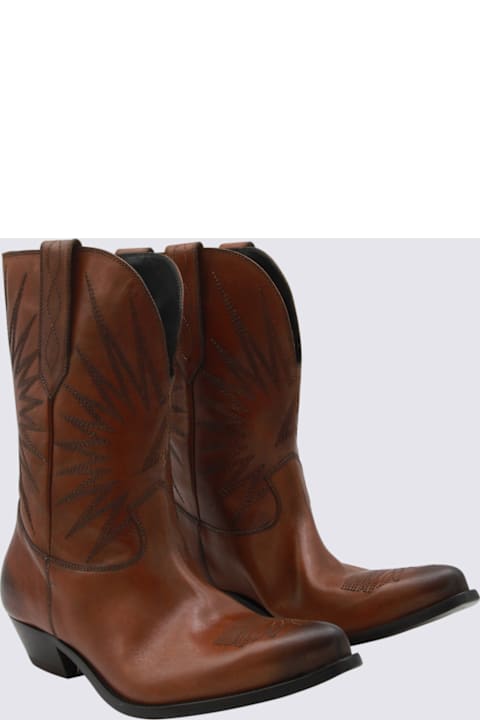 Homeware Golden Goose Tan Leather Boots