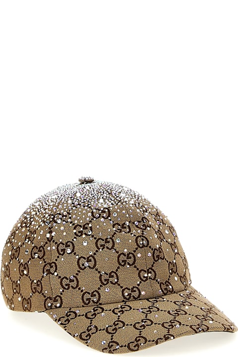 Gucci Hats for Men Gucci Gg Rhinestone Cap