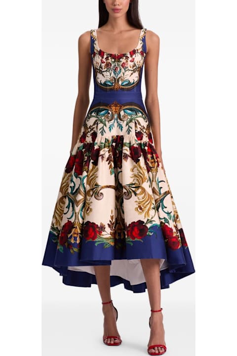 Alice + Olivia for Men Alice + Olivia Printed Midi Dress