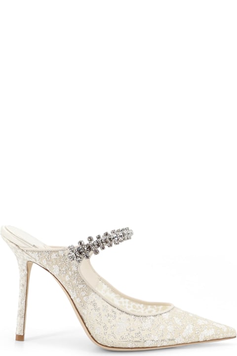 Jimmy Choo Embroidered Tulle Décolleté