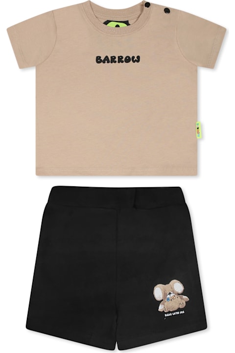 Homeware Barrow Multicolor Suit For Babykids With Bear Print