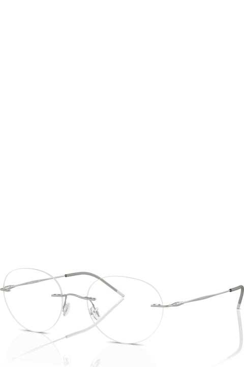 メンズ Giorgio Armaniのアイウェア Giorgio Armani Ar5147 Matte Silver Glasses